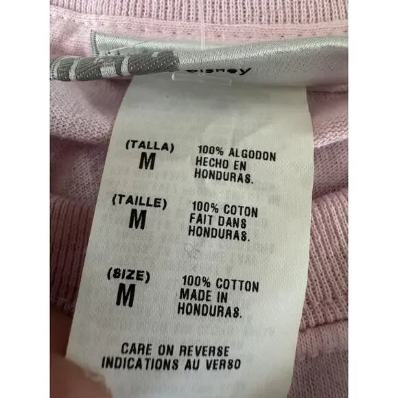 Vintage Disney Minnie Mouse Shirt Womens Medium Pink Walt Disney World Tee - Picture 4 of 7